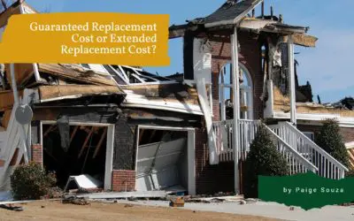 Extended or Guaranteed Replacement Cost – That is the question