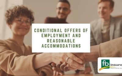 Conditional Offers of Employment and Reasonable Accomodations