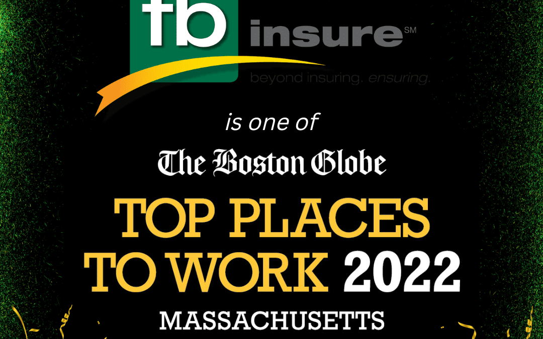 The Boston Globe Names FBinsure a Top Place to Work for 2022